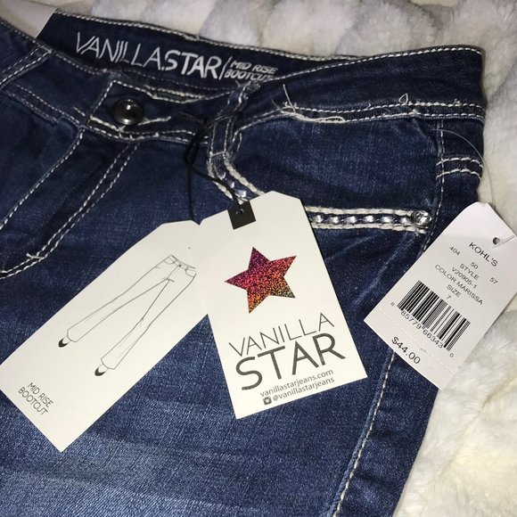 Vanilla Star Midrise Bootcut Jeans, Sz 7, NWT! - Picture 13 of 14
